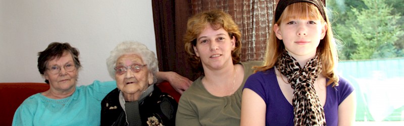 Herta Steinecke ist die erste 100jährige in Sülzhayn