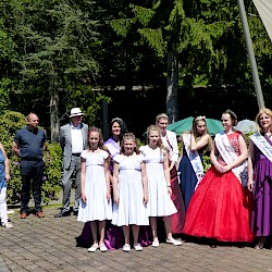 Beginn auf der Bühne