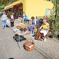 73 Handwerksausstellung Spinnen und Weben (Foto: M. Haupt)