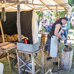 74 Handwerksausstellung - Schmied (Foto: M. Haupt)