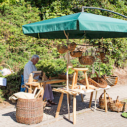 72 Handwerksausstellung Korbmacher (Foto: M. Haupt)